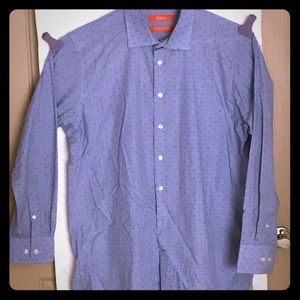 TALLIA ORANGE Mason Fit casual button up shirt.